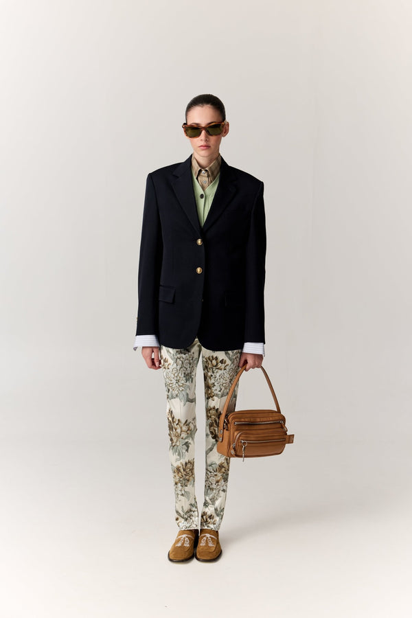 ACNE STUDIOS | Fitted Printed Trousers | Pants