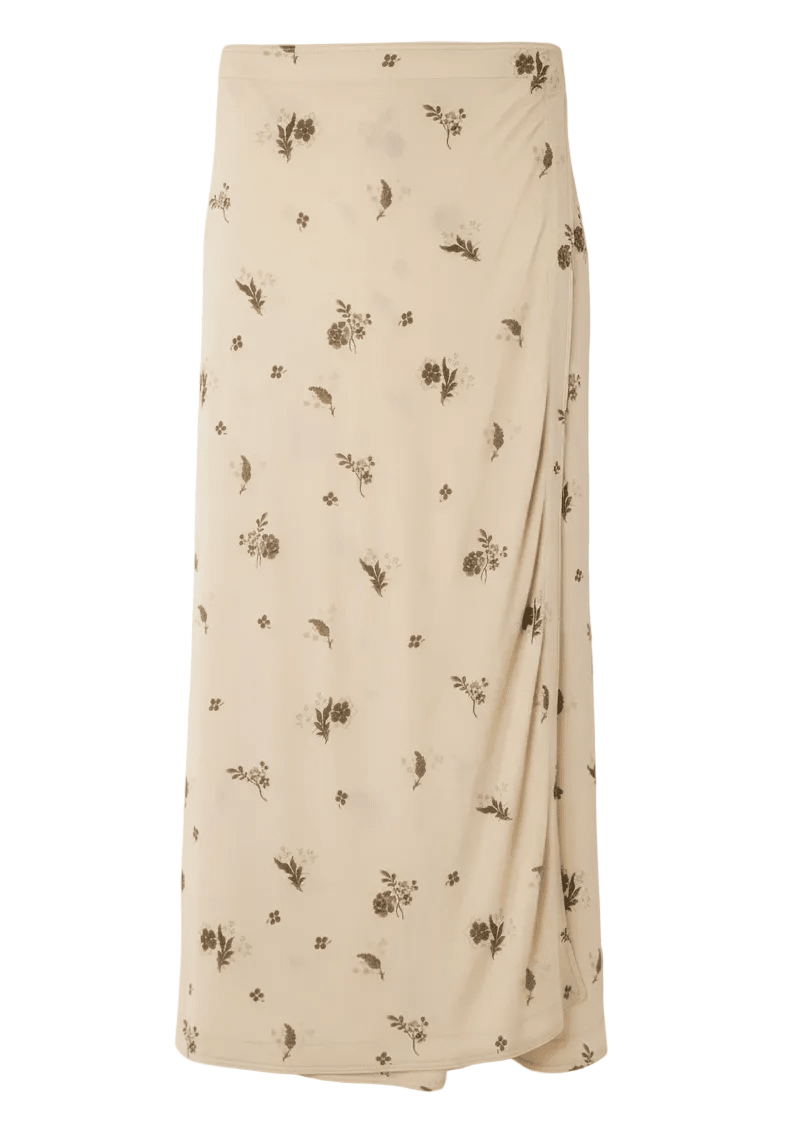 TOTEME | Floral Fluid Jersey Skirt | Skirts