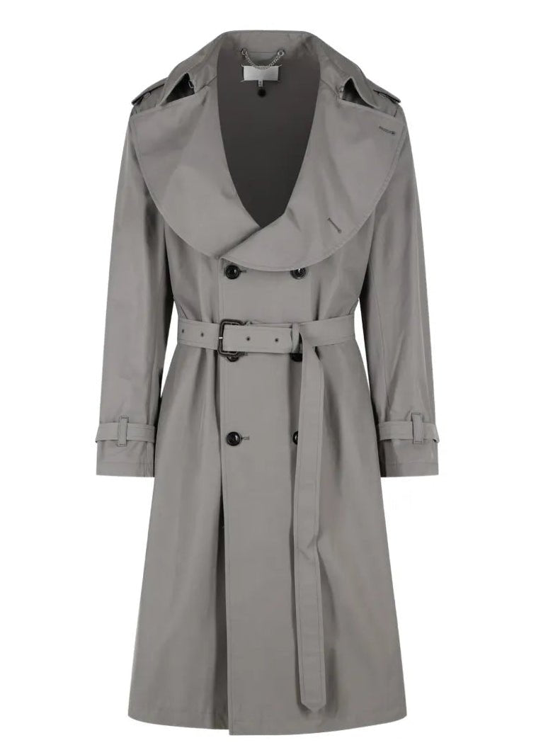 MAISON MARGIELA | Folded Collar Trench Coat | Jackets & Coats