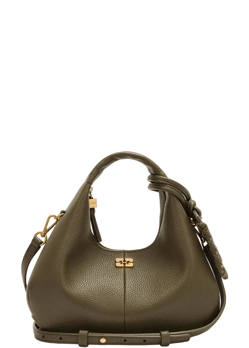 GANNI | Hobo Mini Grained | Handbags