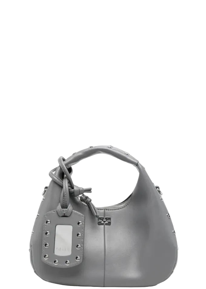 GANNI | Hobo Mini Studs Quiet Shade | Handbags