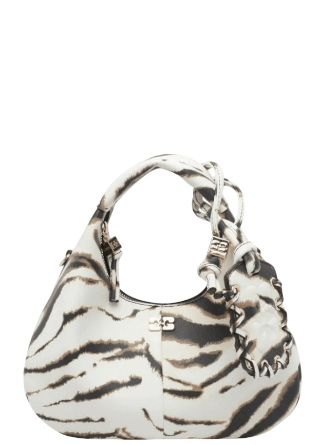 GANNI | Hobo Mini Zebra | Handbags