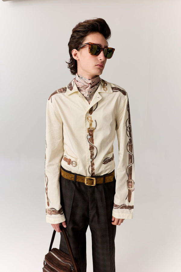 ACNE STUDIOS | Horse Print Overshirt | Tops