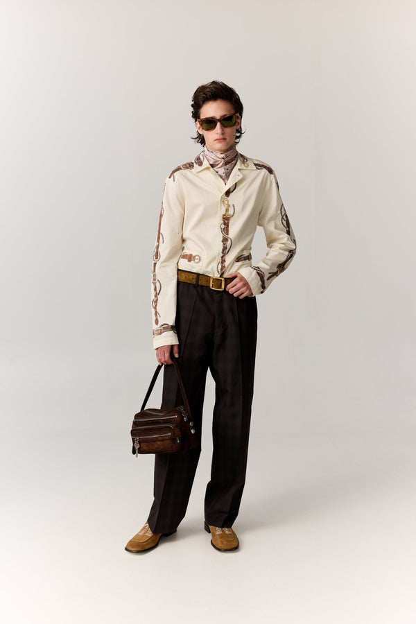 ACNE STUDIOS | Horse Print Overshirt | Tops