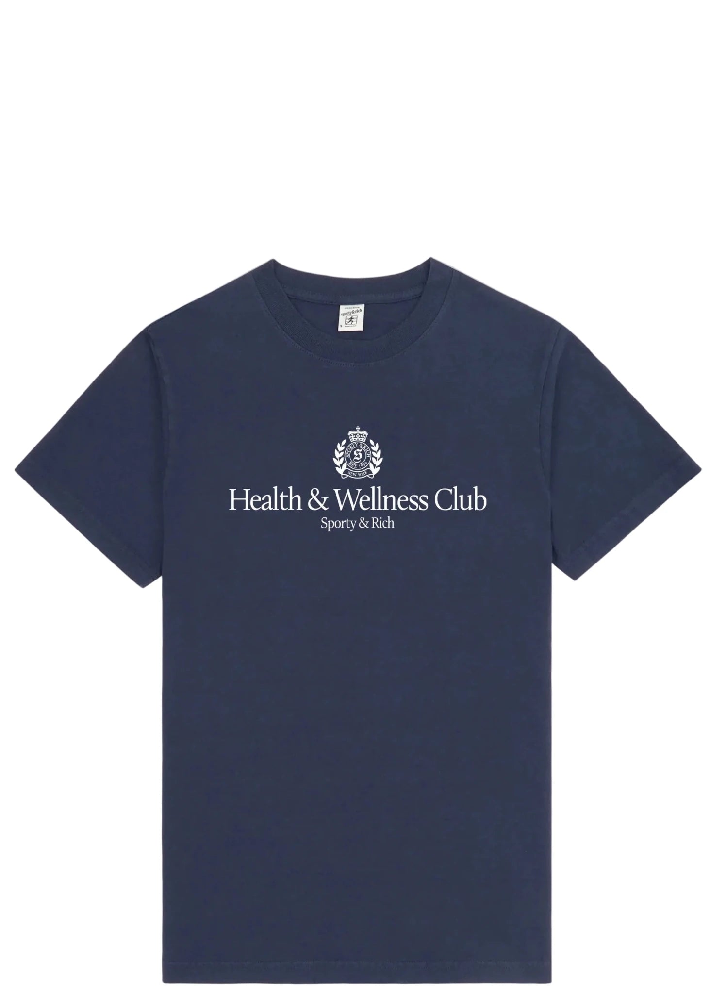 SPORTY & RICH | H&W Crest Tshirt | T-Shirts