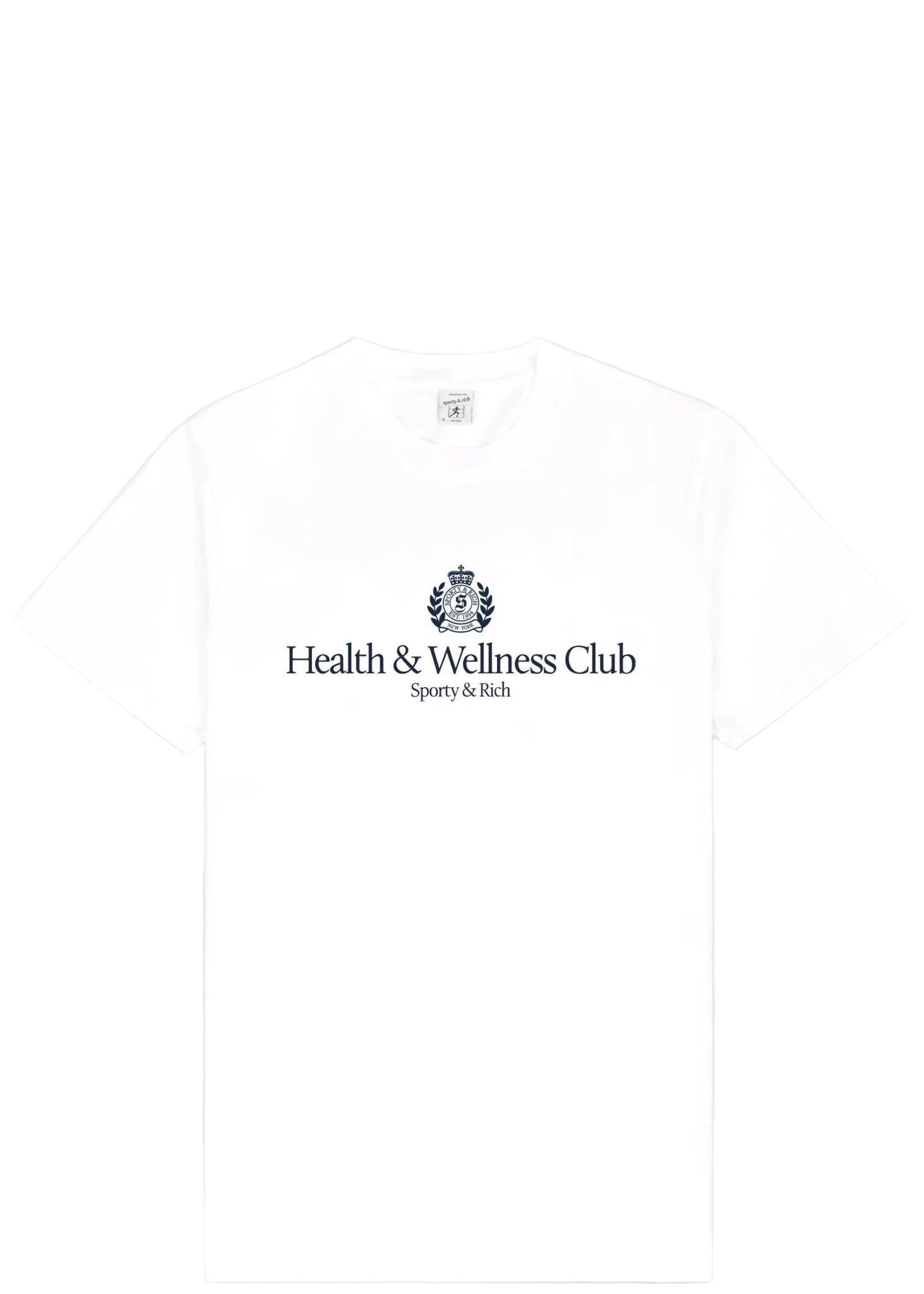SPORTY & RICH | H&W Crest Tshirt | T-Shirts