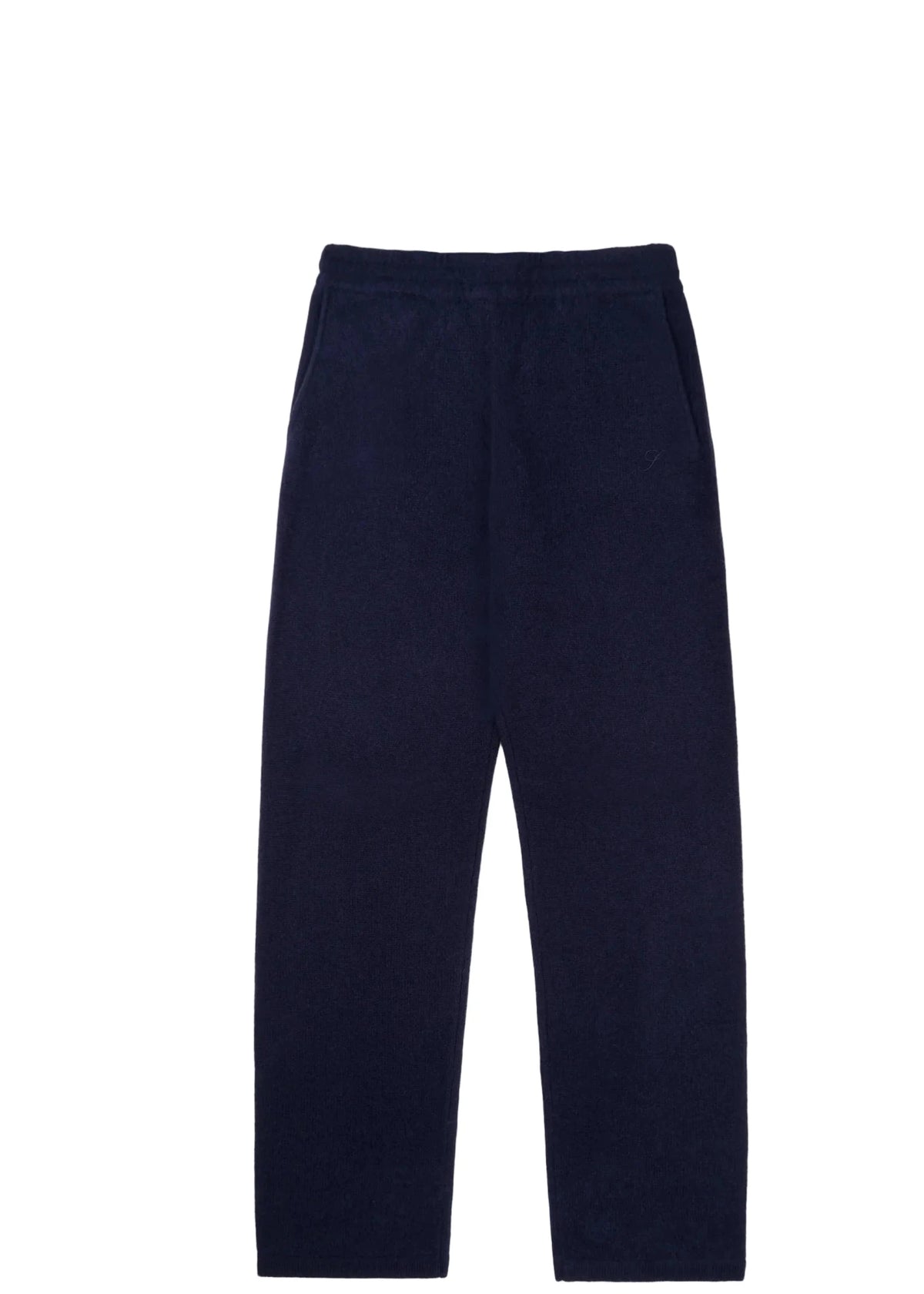 SPORTY & RICH | Ivana S Logo Cashmere Trousers | Pants