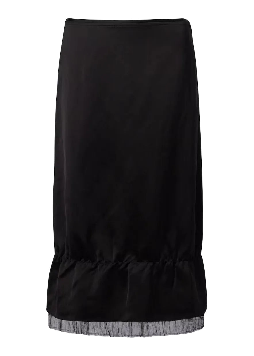 TOTEME | Layered Satin Skirt | Skirts