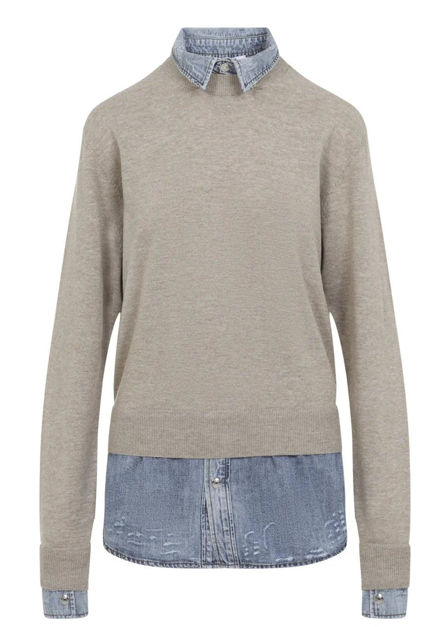 ACNE STUDIOS | Layered Wool Knit | Knitwear