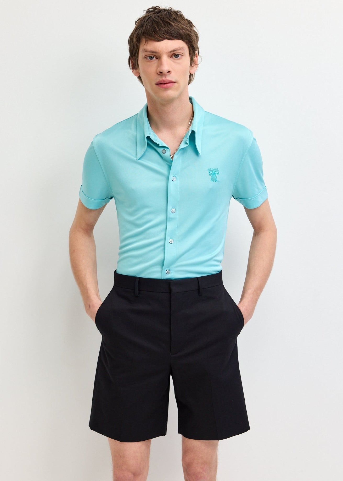 ACNE STUDIOS | Logo Button - Up | Tops