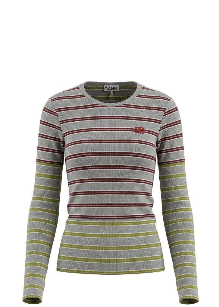 GANNI | Long Sleeve Double Layer | Tops