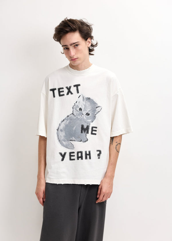 JOSHUA SANDERS | Magda Text Me T-Shirt | T-Shirts
