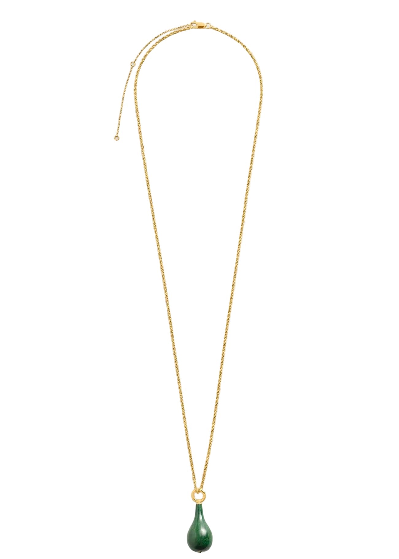 TOTEME | Medium Jade Drop Necklace | Jewellery