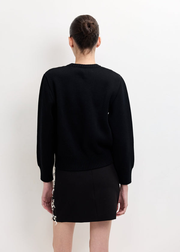TOTEME | Merino Cotton Crew Knit | Knitwear
