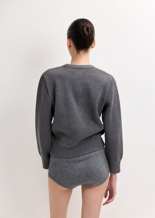 TOTEME | Merino Cotton Crew Knit | Knitwear