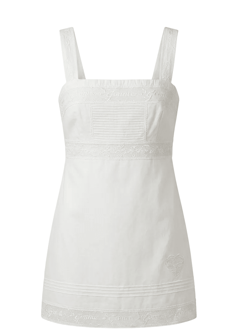 GANNI | Mini Lace Slip Dress | Dresses