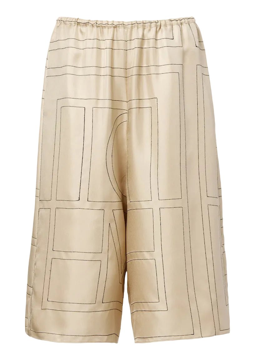 TOTEME | Monogram Silk Pj Culottes | Pants