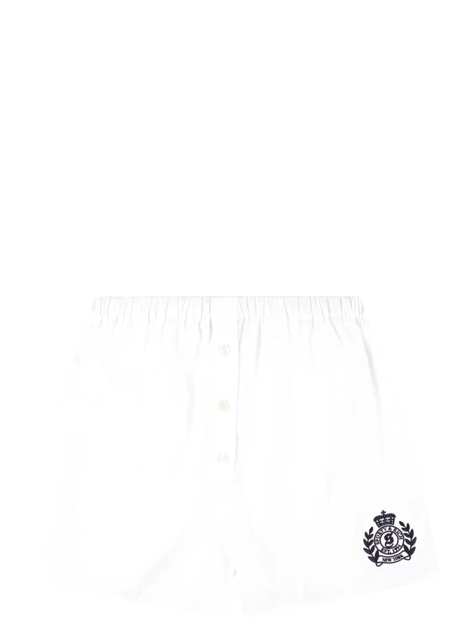 SPORTY & RICH | NY Crest Mini Boxer | Pants