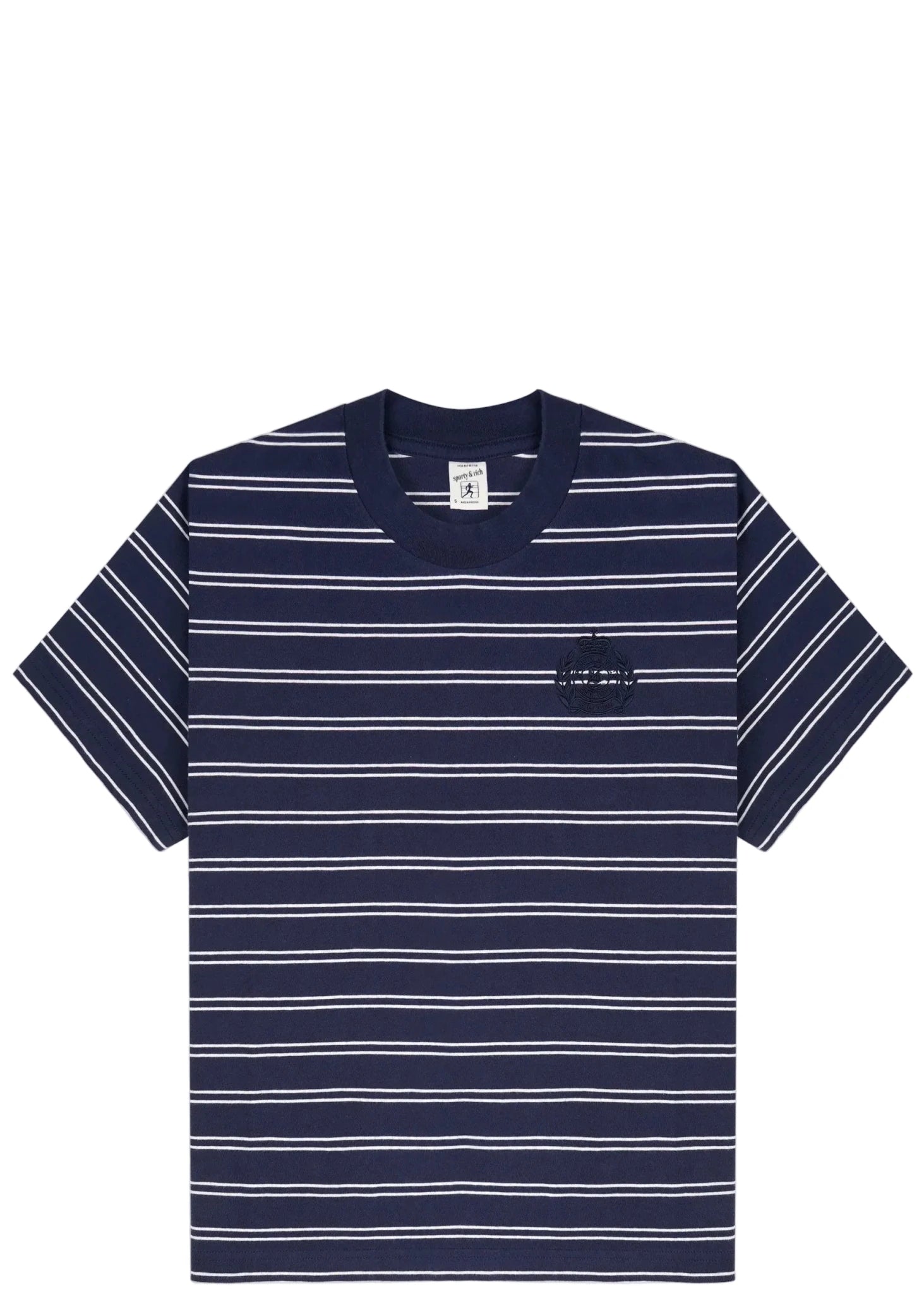 SPORTY & RICH | NY Crest T-Shirt | T-Shirts