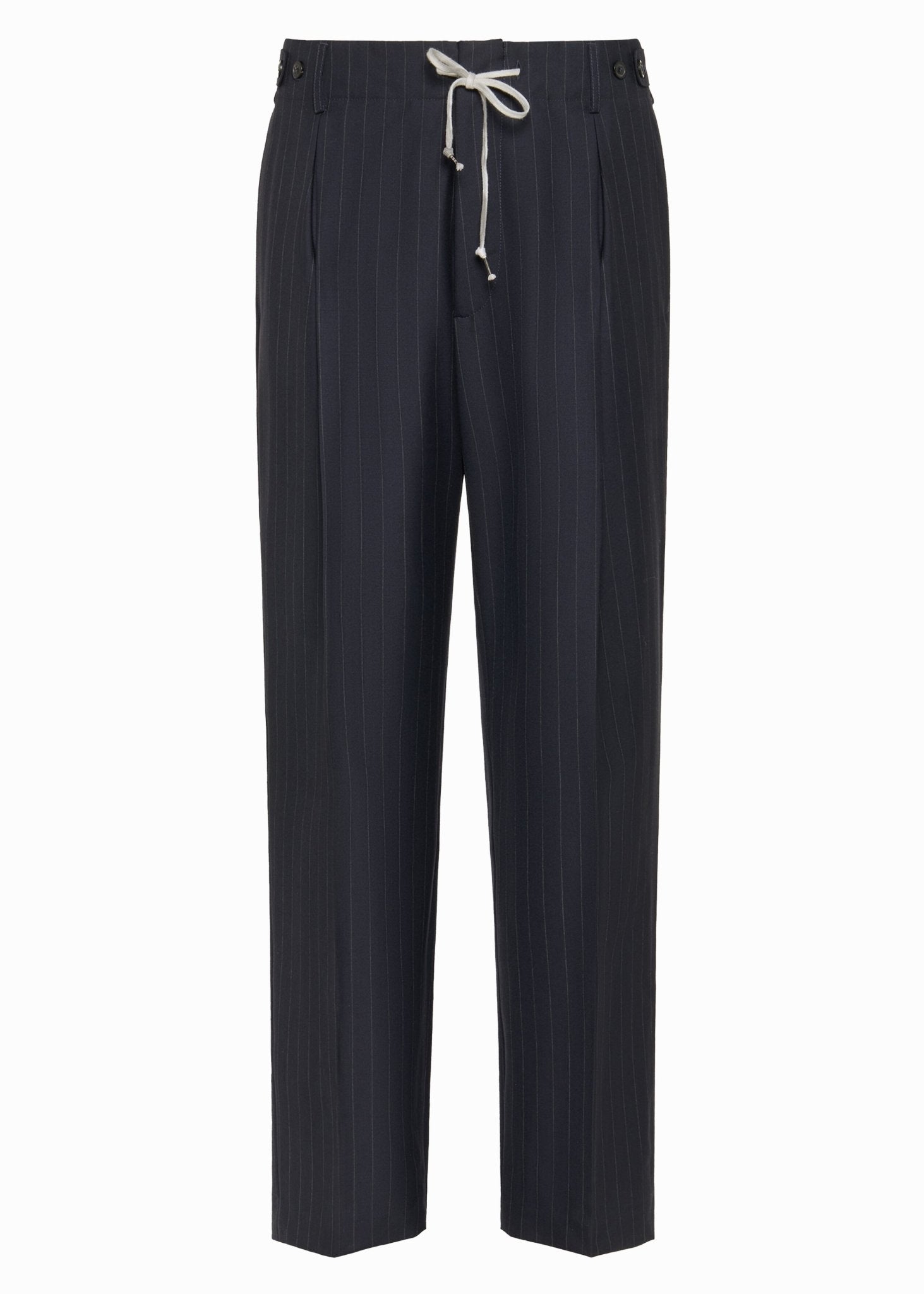 MAISON MARGIELA | Pinstripe Drawstring Trousers | Pants