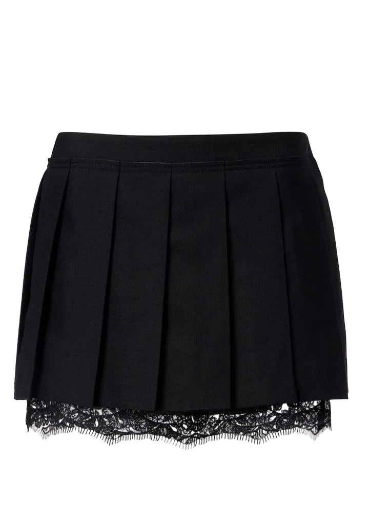 Mini pleated skirt