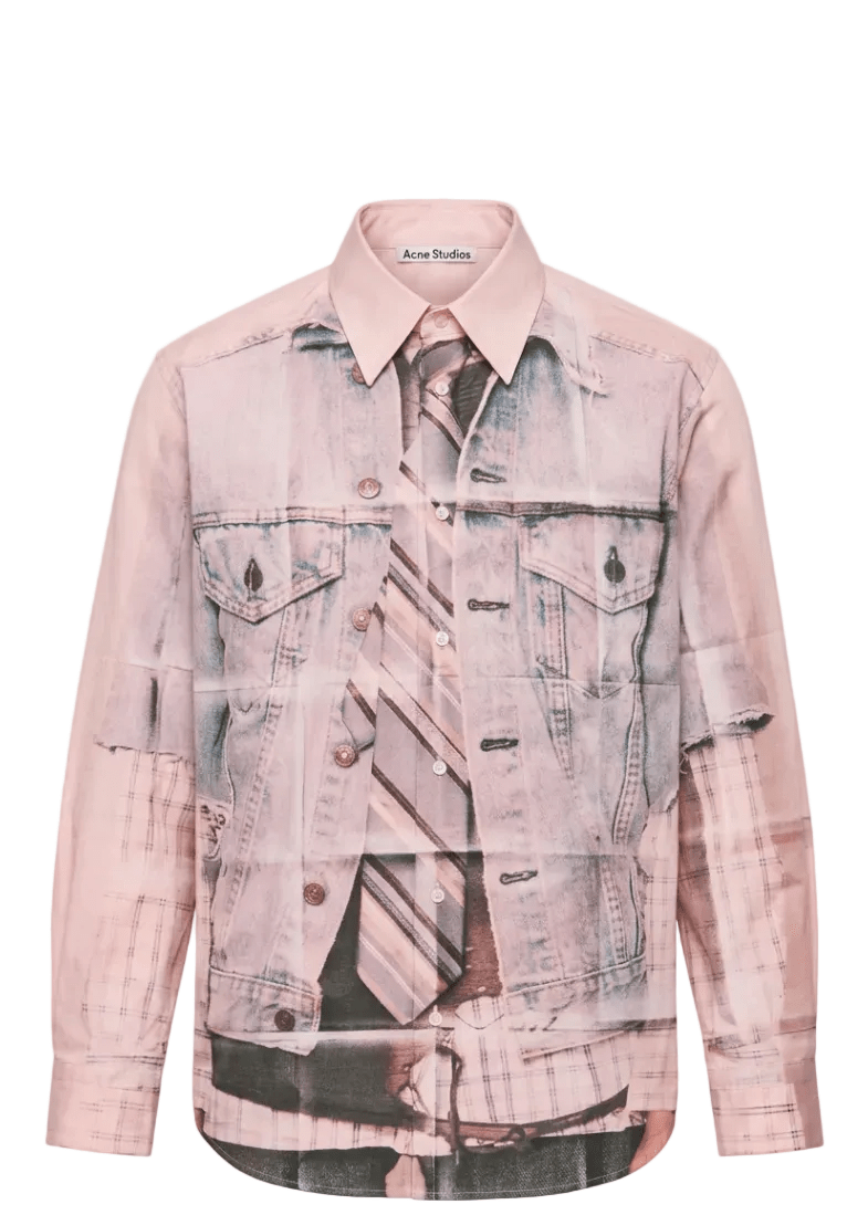 ACNE STUDIOS | Printed Button-Up Shirt | Tops