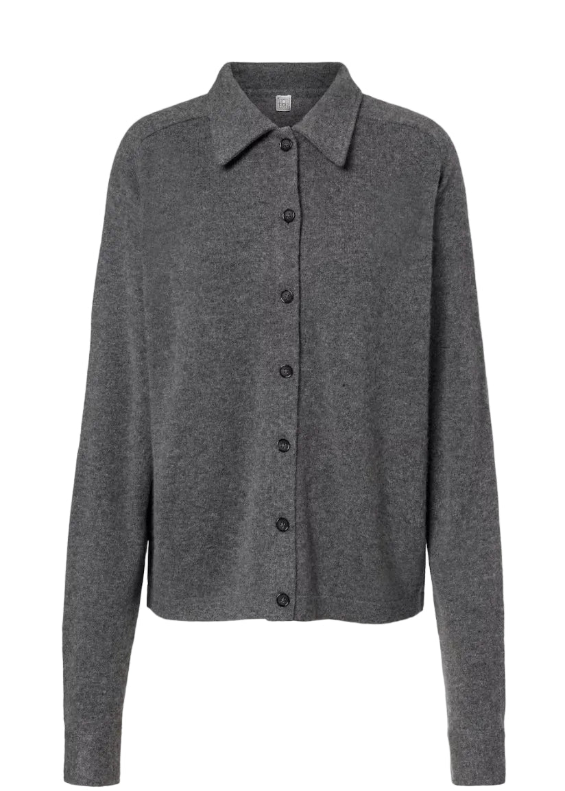 TOTEME | Raglan-Sleeve Cashmere Shirt | Knitwear