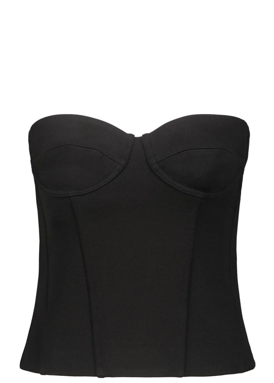 WARDROBE.NYC | Semi Matte Bustier | Tops