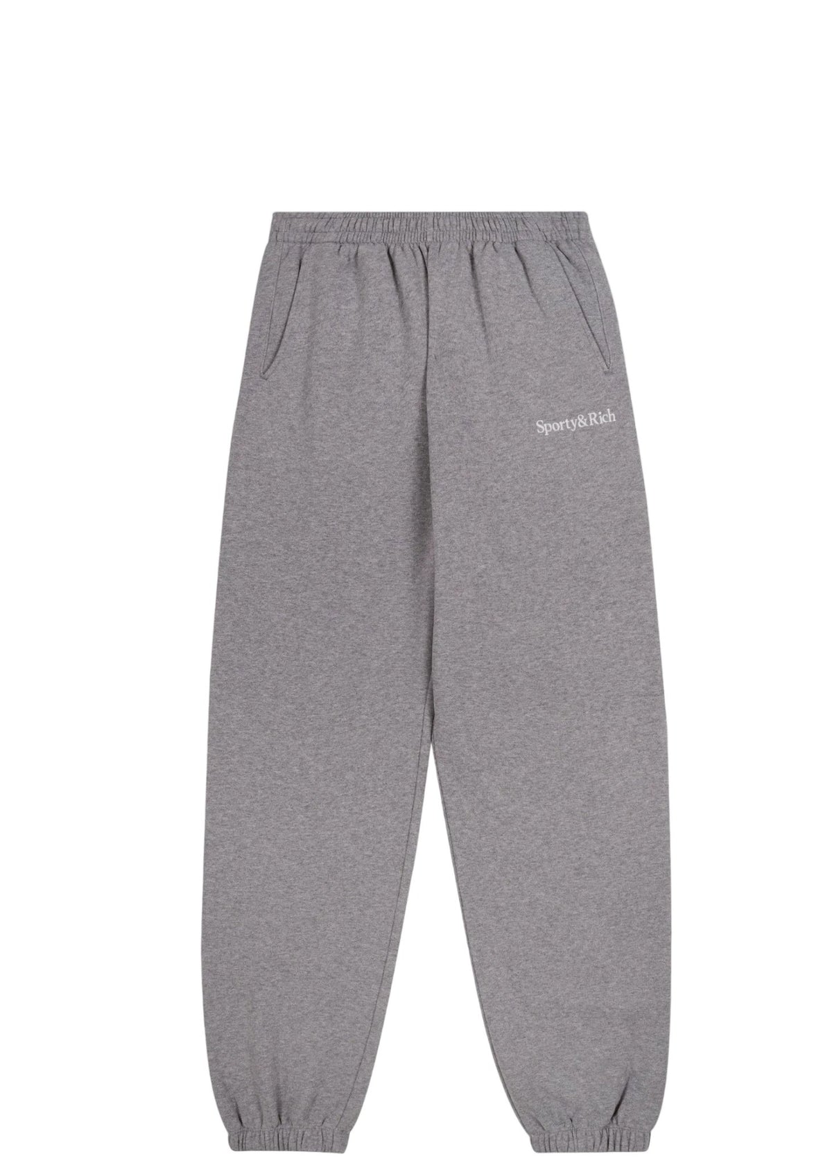SPORTY & RICH | Serif Logo Embroidered Jogger | Sweatpants