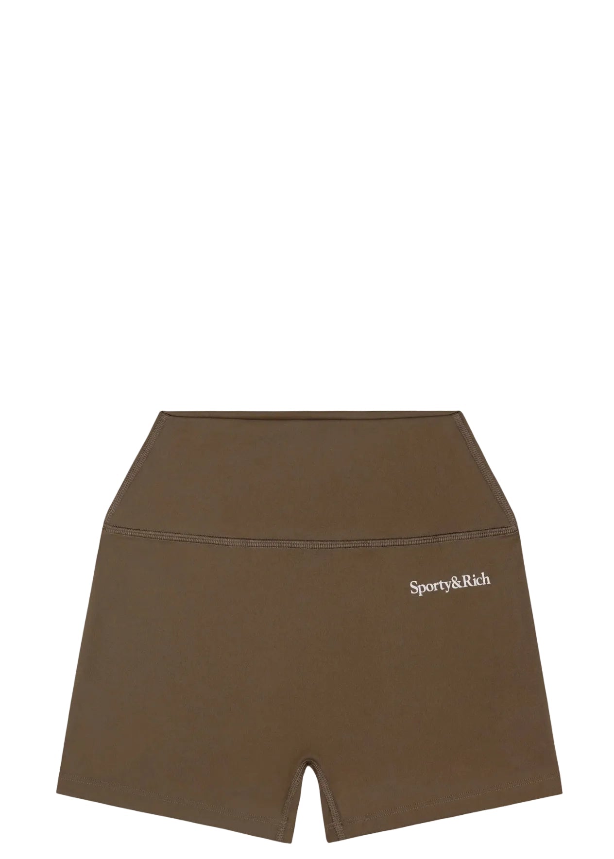 SPORTY & RICH | Serif Logo Mini Biker Short | Pants