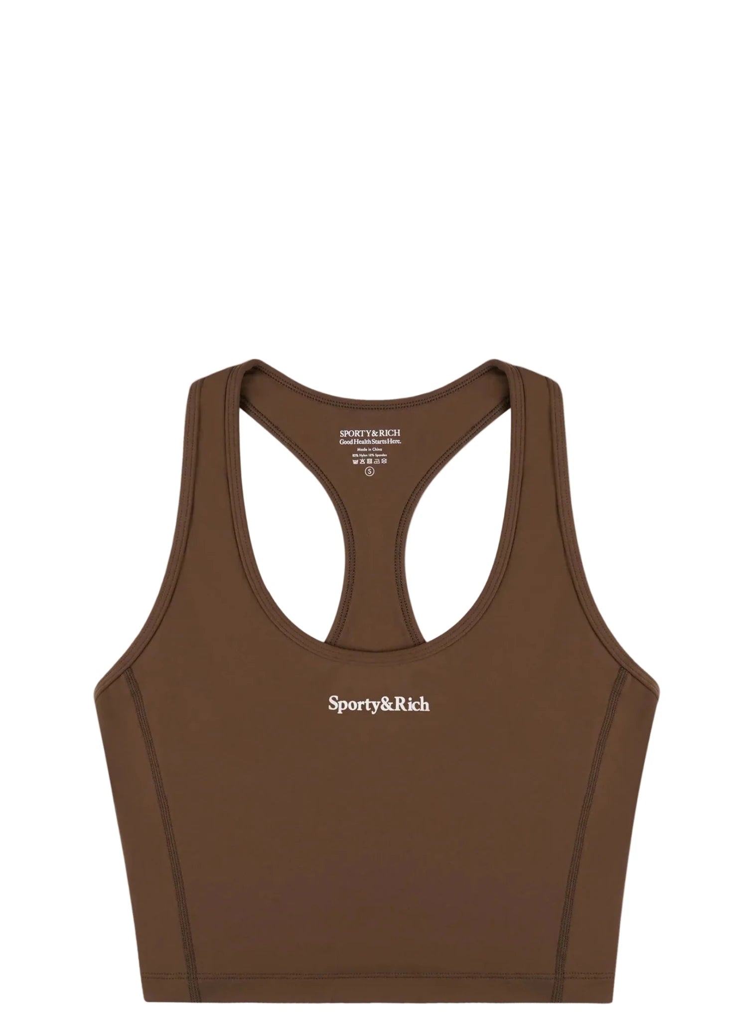 SPORTY & RICH | Serif Logo Sports Tank | Tops