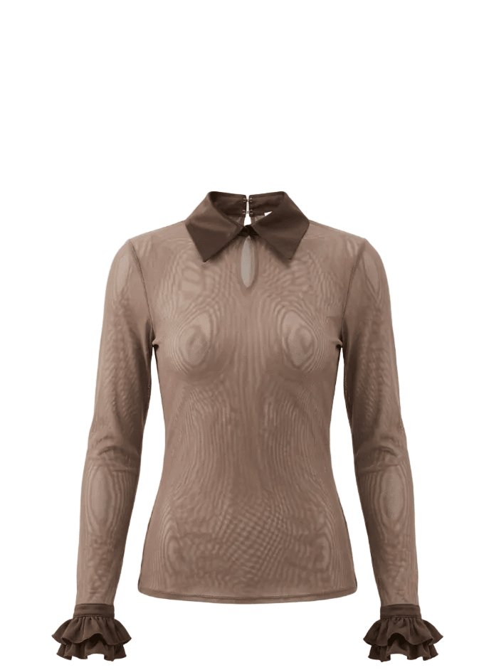 ACNE STUDIOS | Sheer Nylon Shirt | Tops