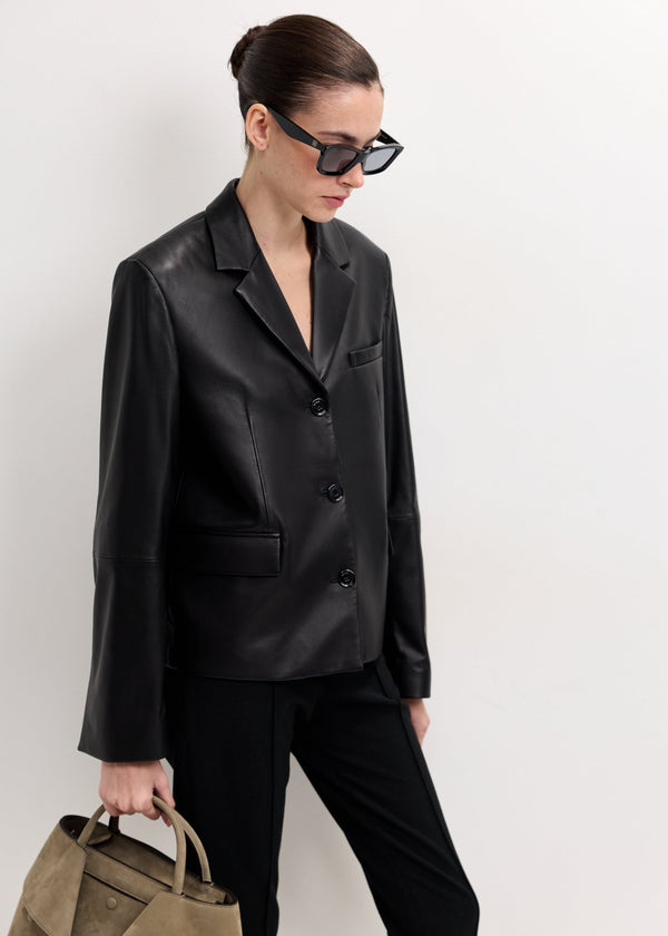 TOTEME | Short Leather Blazer | Jackets & Blazers