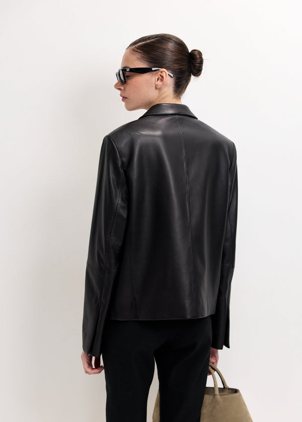 TOTEME | Short Leather Blazer | Jackets & Blazers
