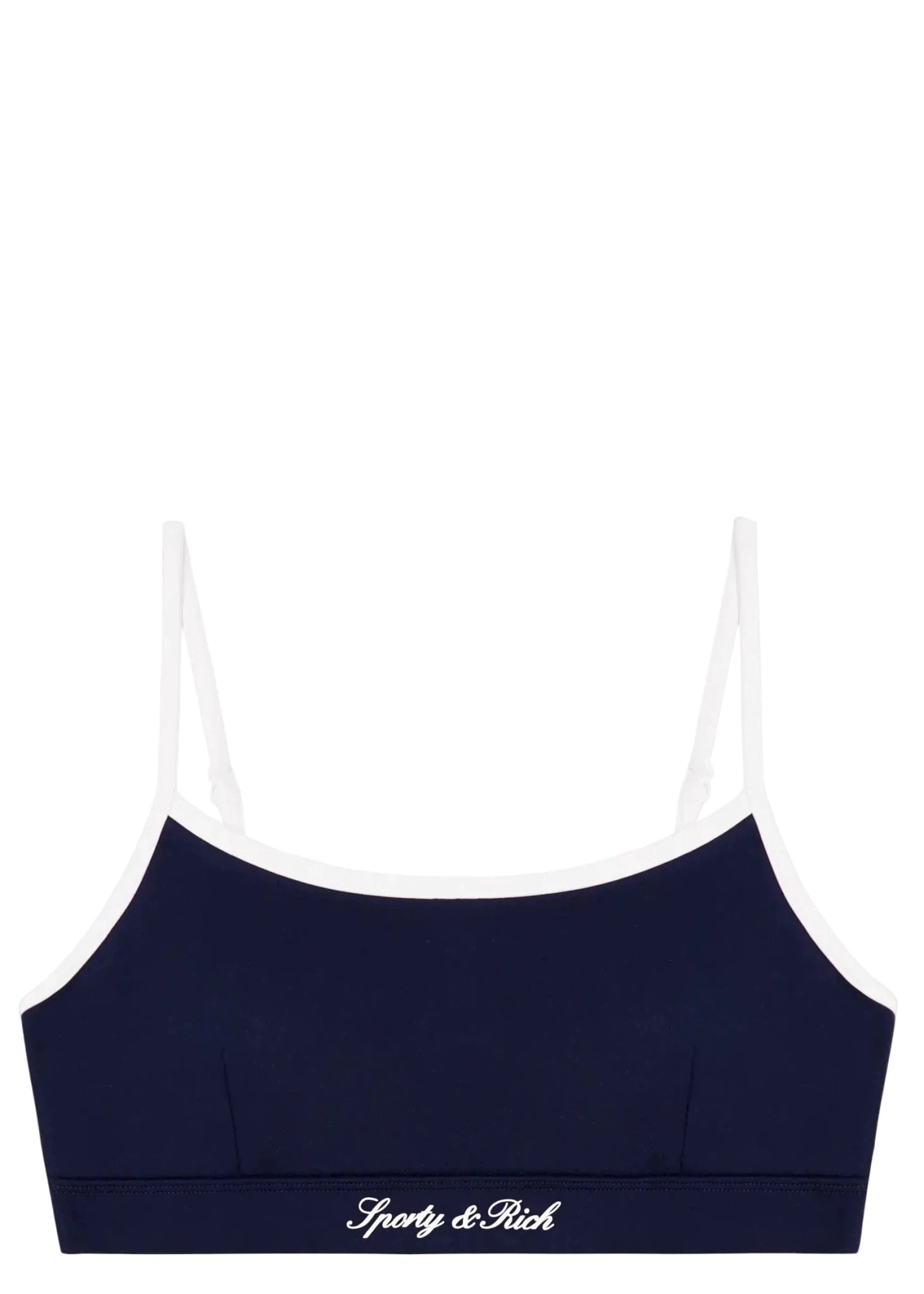SPORTY & RICH | Signature Logo Athletic Bra | Tops