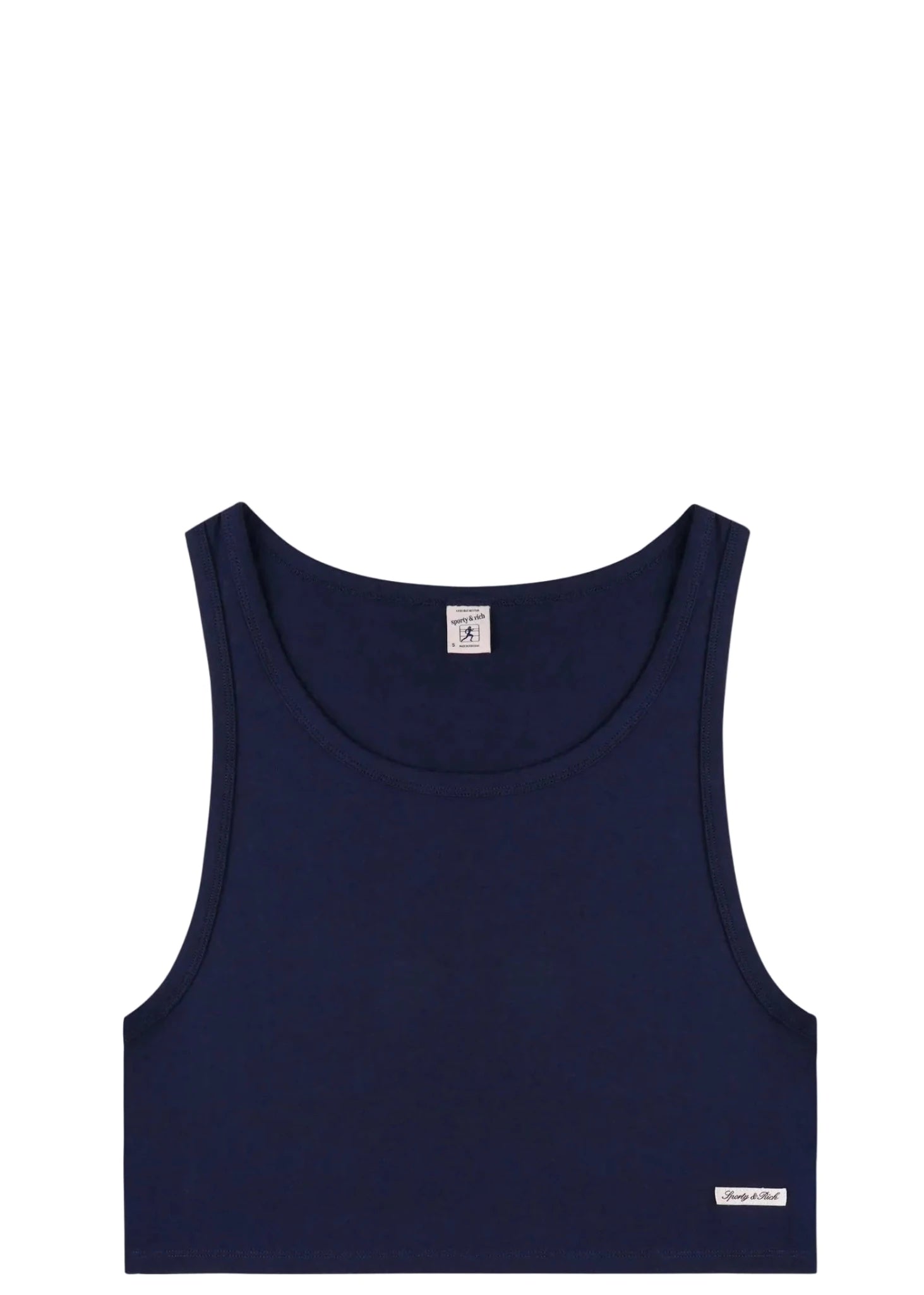 SPORTY & RICH | Signature Logo Lounge Tank | Tops