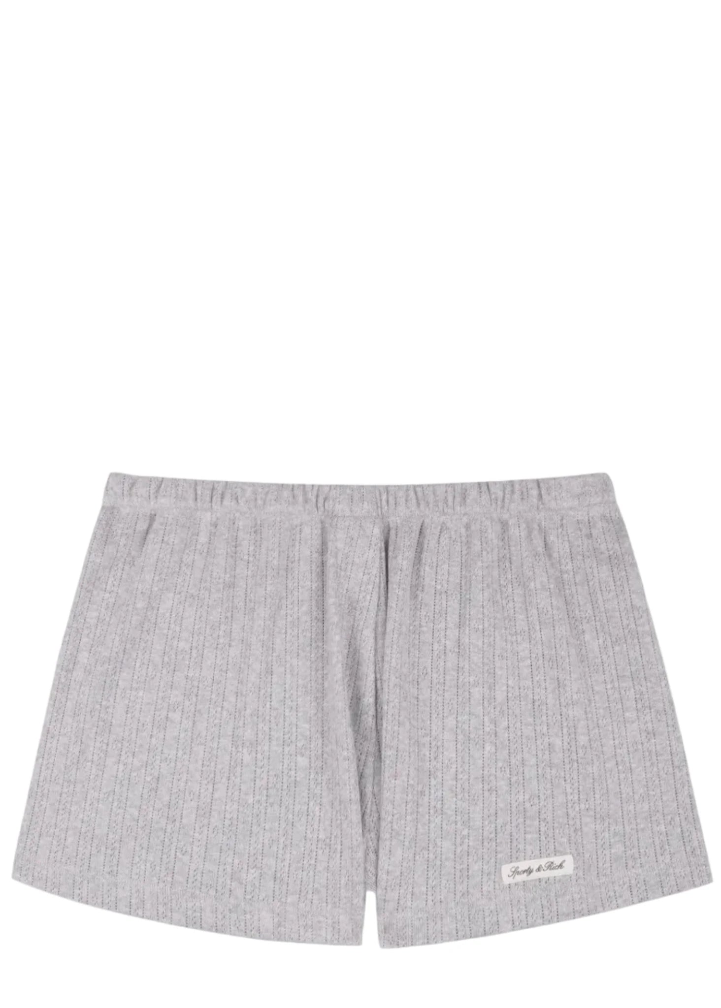 SPORTY & RICH | Signature Logo Pointelle Short | Pants