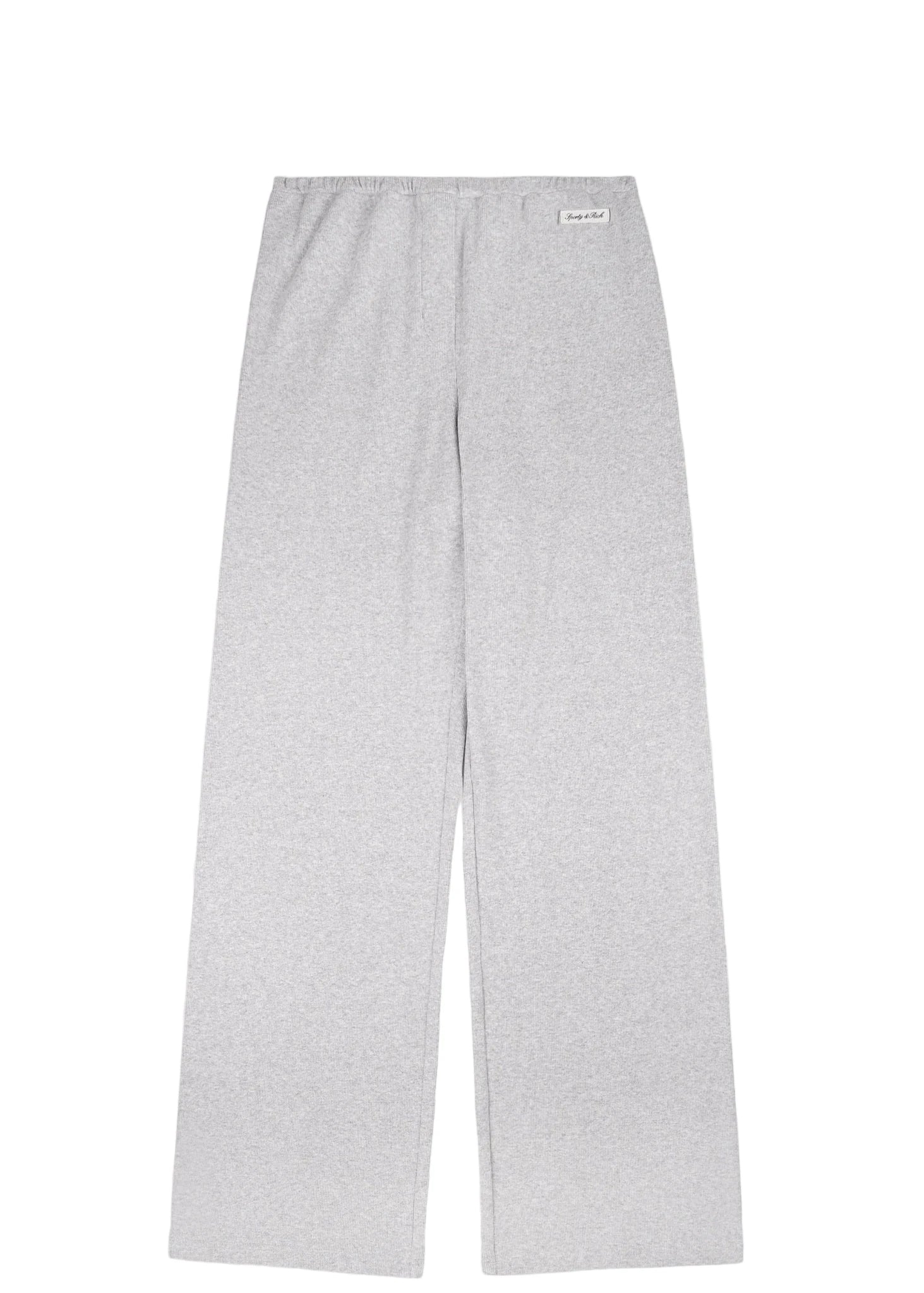 SPORTY & RICH | Signature Logo Ribbed House Pant | Pants