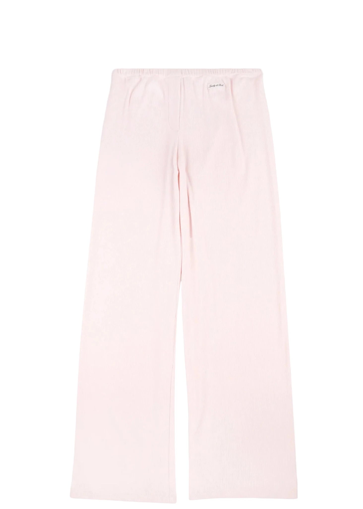 SPORTY & RICH | Signature Logo Ribbed House Pant | Pants