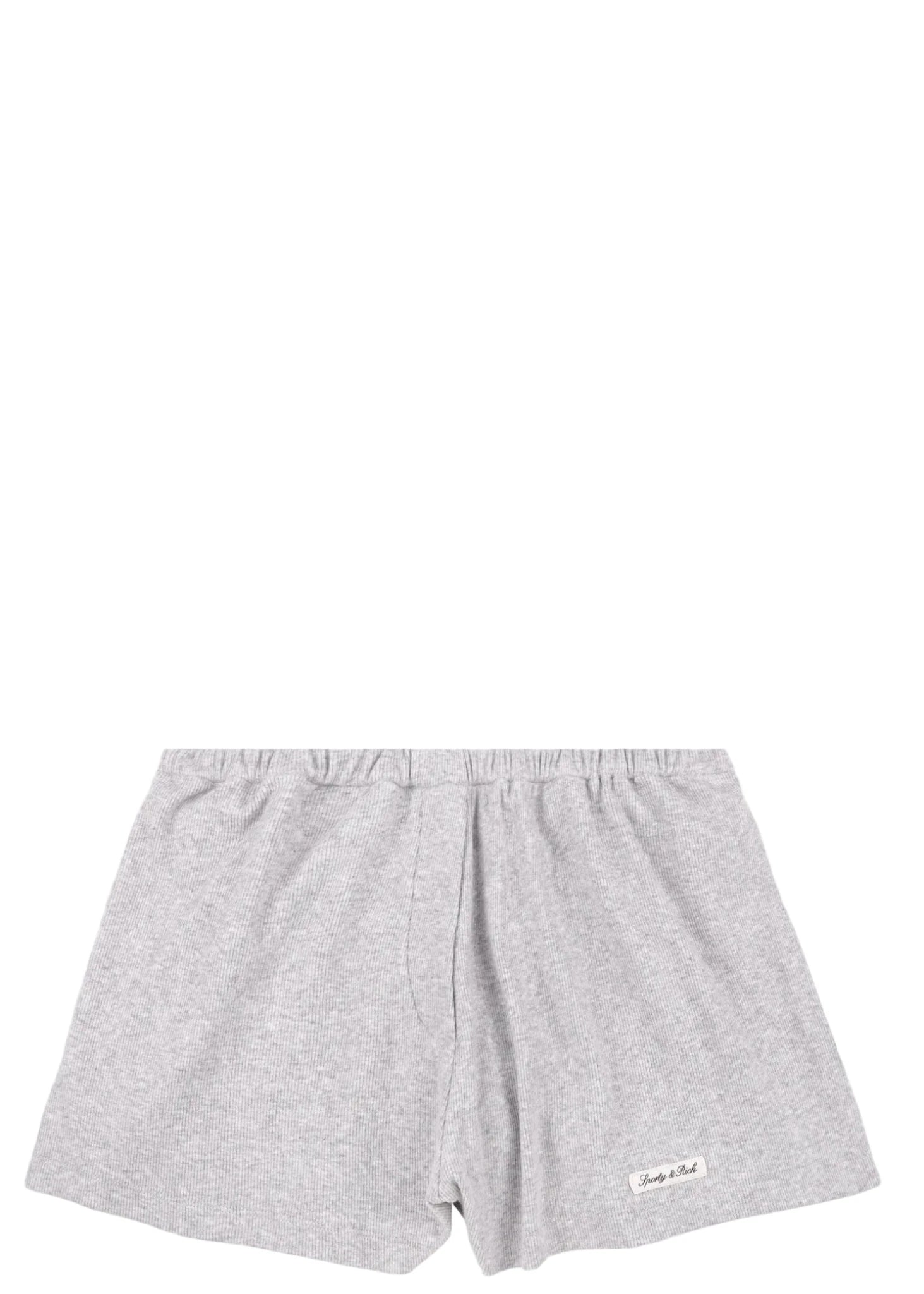 SPORTY & RICH | Signature Logo Ribbed House Short | Pants