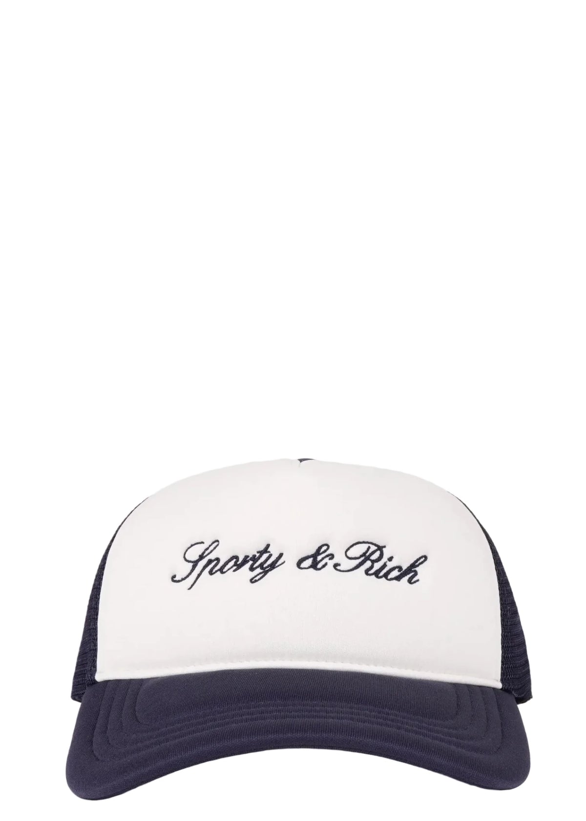 SPORTY & RICH | Signature Logo Trucker Hat | Hats