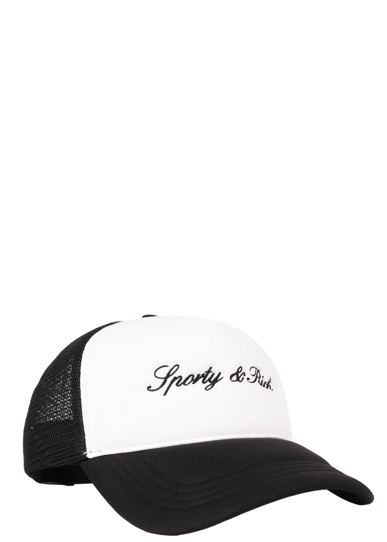 SPORTY & RICH | Signature Logo Trucker Hat | Hats