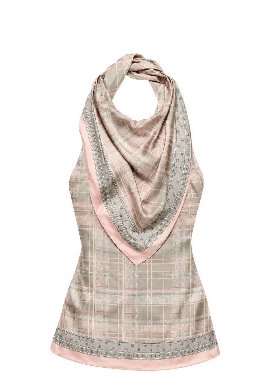 ACNE STUDIOS | Silk Blouse With Scarf | Tops