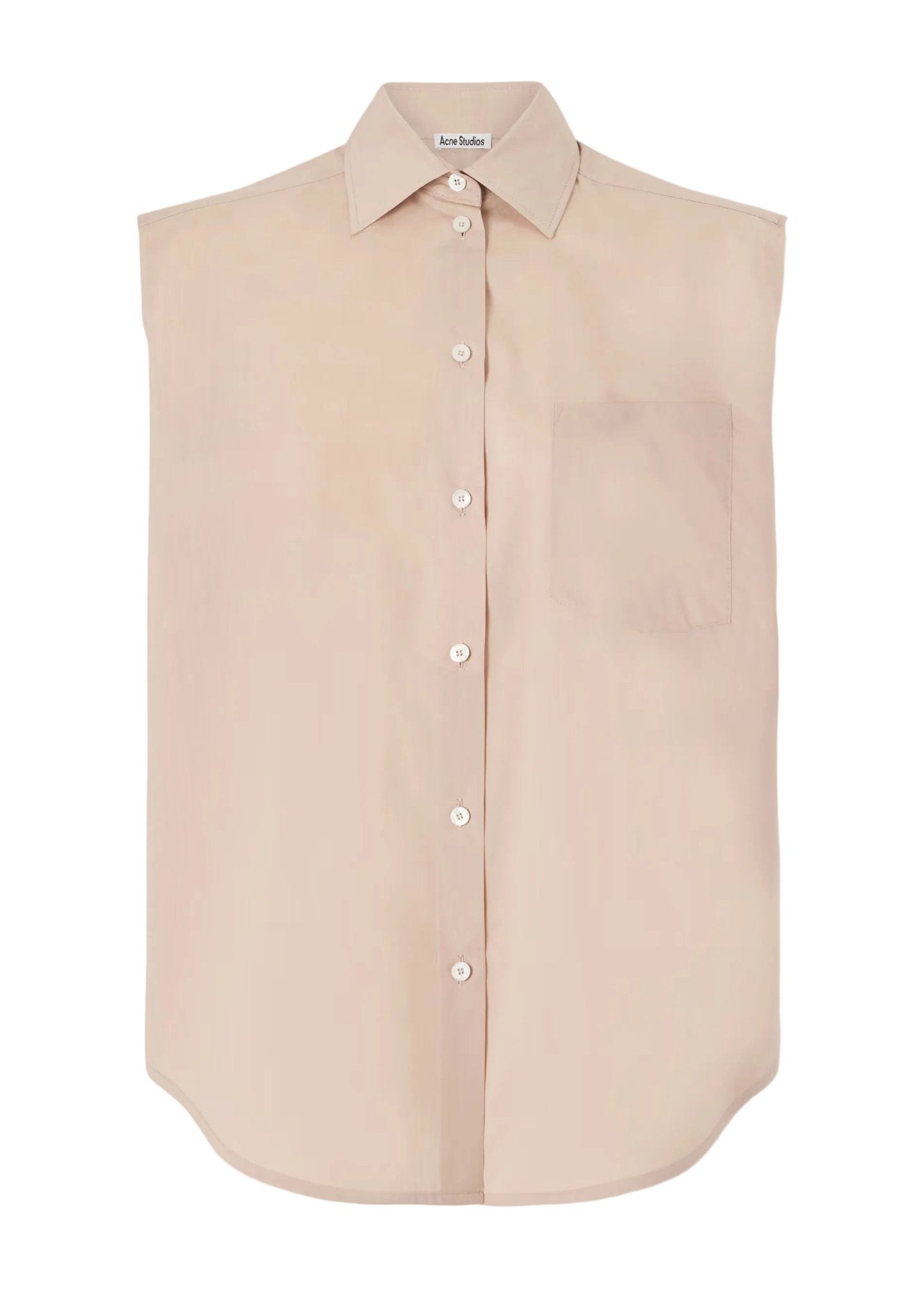 ACNE STUDIOS | Sleeveless Silk Blouse | Tops