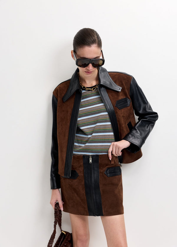 MARNI | Smooth Leather Miniskirt | Skirts
