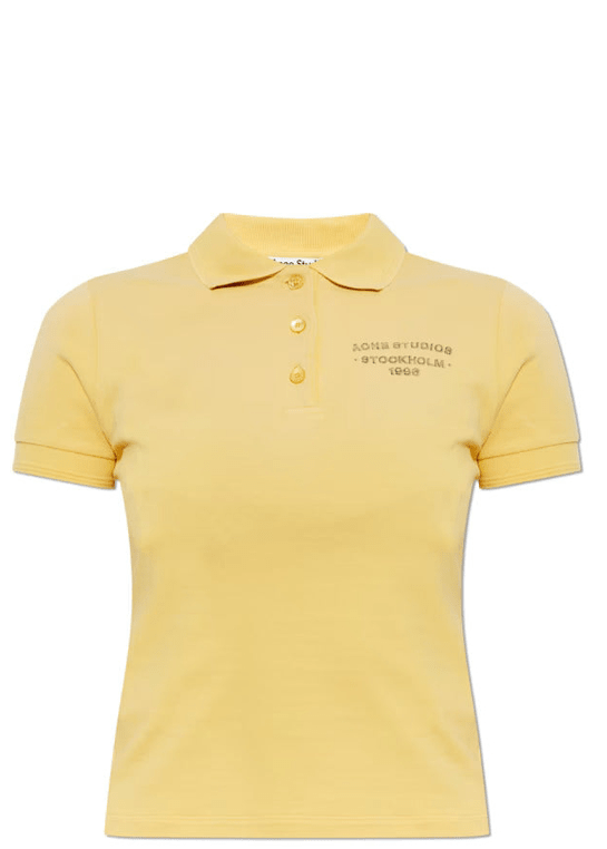 ACNE STUDIOS | Sprayed Polo T-Shirt | Tops