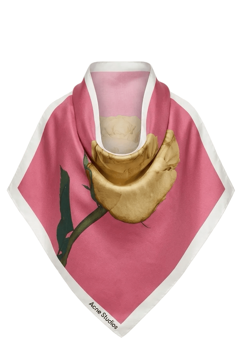 ACNE STUDIOS | Square Silk Scarf | Accessories