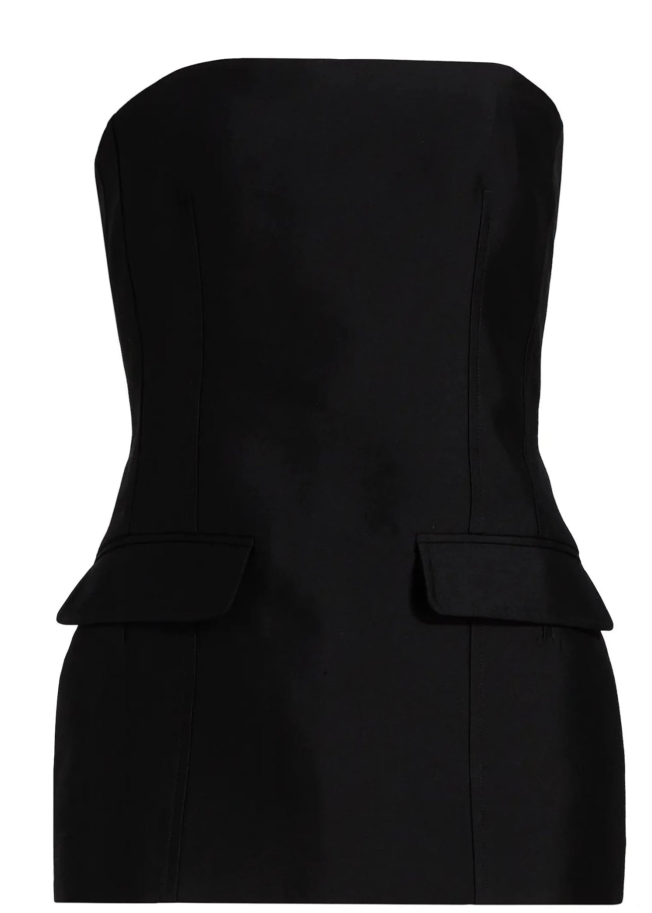 TOTEME | Strapless Crepe Pocket Top | Tops
