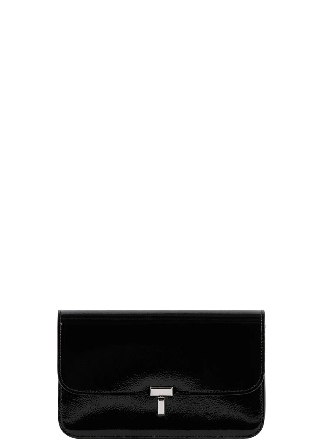 TOTEME | T-Lock Grained-Patent Crossbody | Handbags
