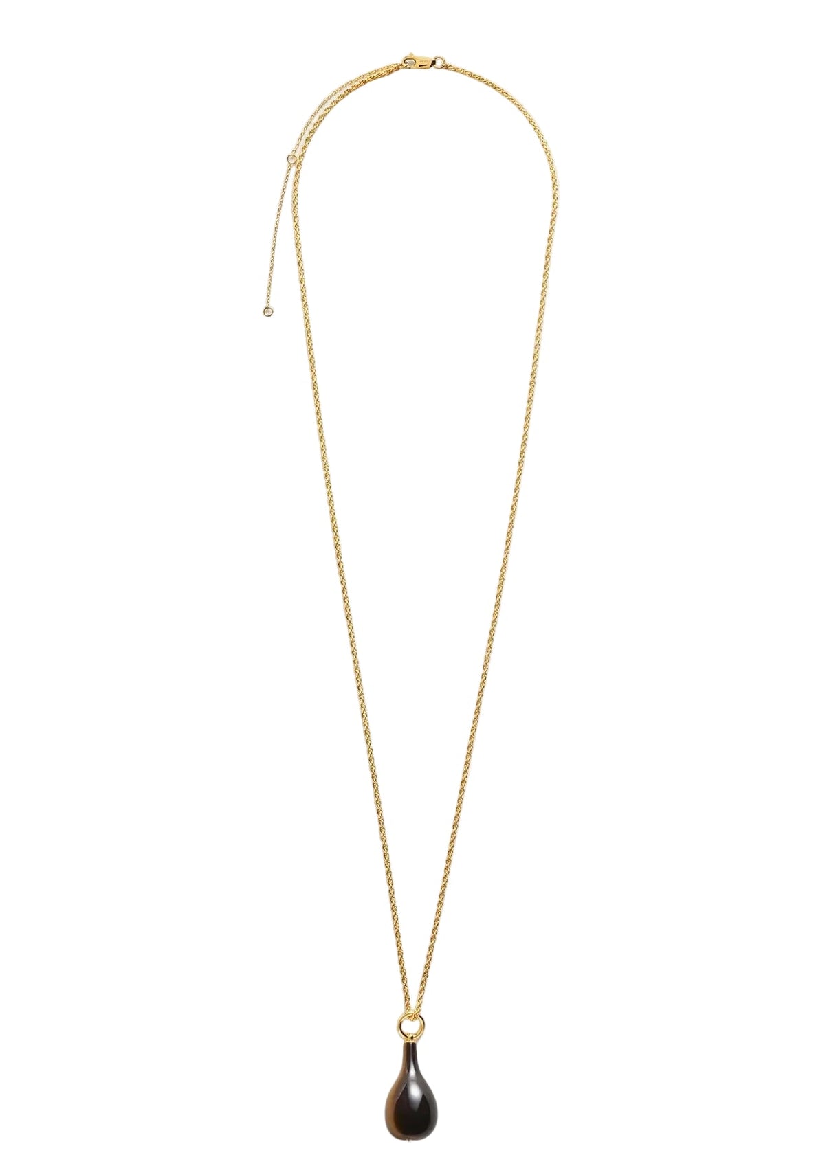 TOTEME | Tiger's Eye Drop Necklace | Jewellery